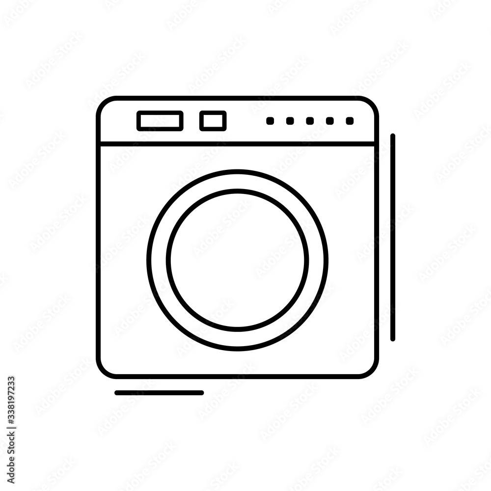 Poster dryer icon. simple line, outline vector elements of kitchen object for ui and ux, website or mobile 