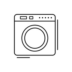 Dryer icon. Simple line, outline vector elements of kitchen object for ui and ux, website or mobile application