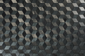 Abstract digital gray wall background.