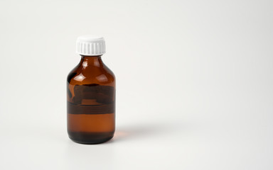 Medical antiseptic and hygienic means, hand sanitizer is used to destroy microbes, bacteria and viruses: gel, antibacterial agent, alcohol solution, medical solution. Composition in light colors.