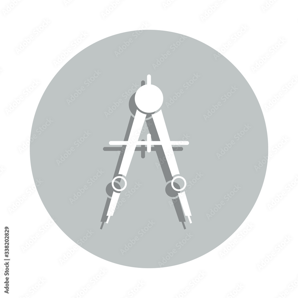 Poster divider badge icon. simple glyph, flat vector of business icons for ui and ux, website or mobile app