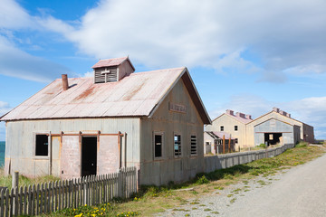San Gregorio townscape, Punta Delgada, Chile landmark