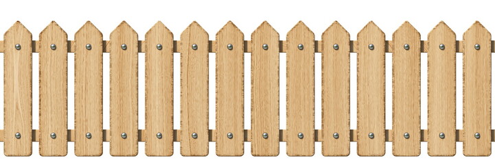 Wooden fence 3D