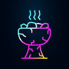 Incense, smoke nolan icon. Simple thin line, outline vector of dia de muertos icons for ui and ux, website or mobile application