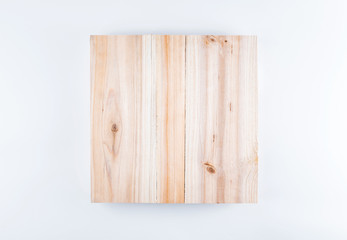 Naklejka na ściany i meble Piece of fir tray on white background