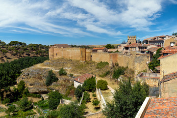 Fototapeta na wymiar Segovia, Spain townscape