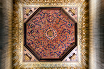 Ornate abstract ceiling
