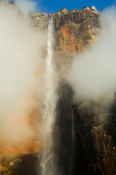 Low Angle View Of Angel Falls