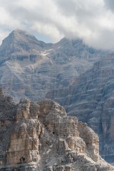 The Dolomites mountains, in the Italian Alps. A good place to go on holidays or go hiking.
