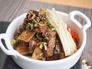 한국의 전통음식 소고기 갈비찜
