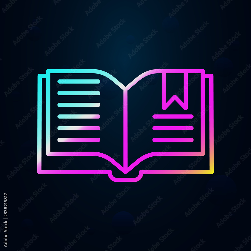 Poster editorial, book nolan icon. simple thin line, outline vector of editorial design icons for ui and ux