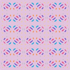 Beautiful of Colorful Shape, Reapeated, Abstract, Illustrator Pattern Wallpaper. Image for Printing on Paper, Wallpaper or Background, Covers, Fabrics