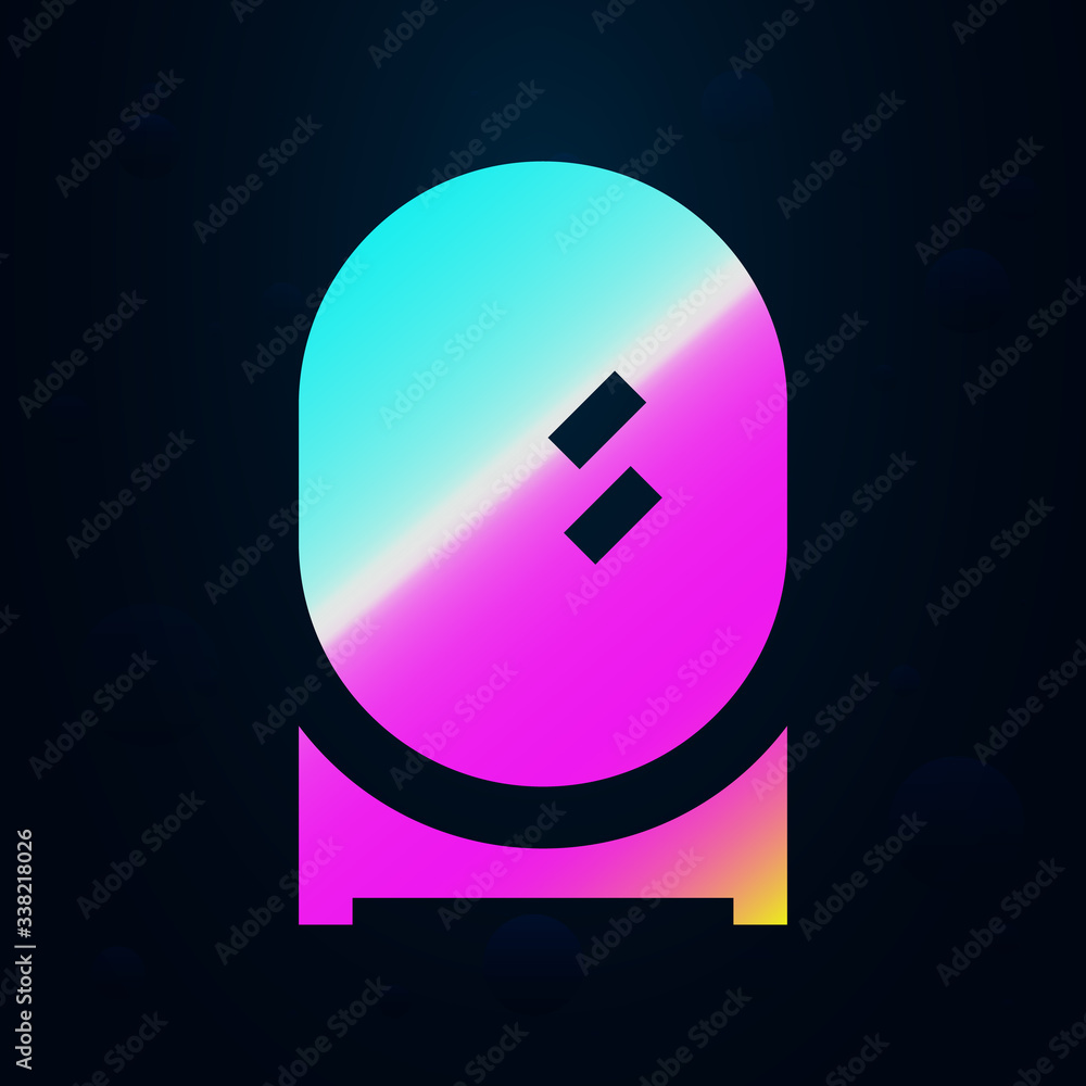 Poster table nolan icon. simple thin line, outline vector of furniture icons for ui and ux, website or mobi