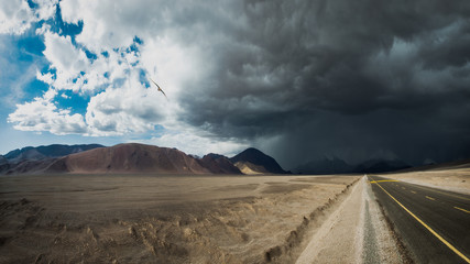 highway in the altiplano