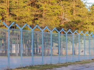 Security Fence In Prison