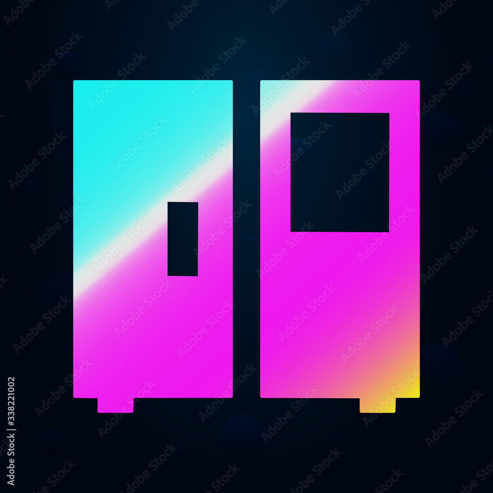Poster sofa nolan icon. simple thin line, outline vector of furniture icons for ui and ux, website or mobil