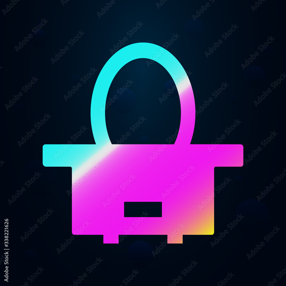 Poster chair nolan icon. simple thin line, outline vector of furniture icons for ui and ux, website or mobi