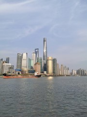 Fototapeta premium Shanghai bund skyline