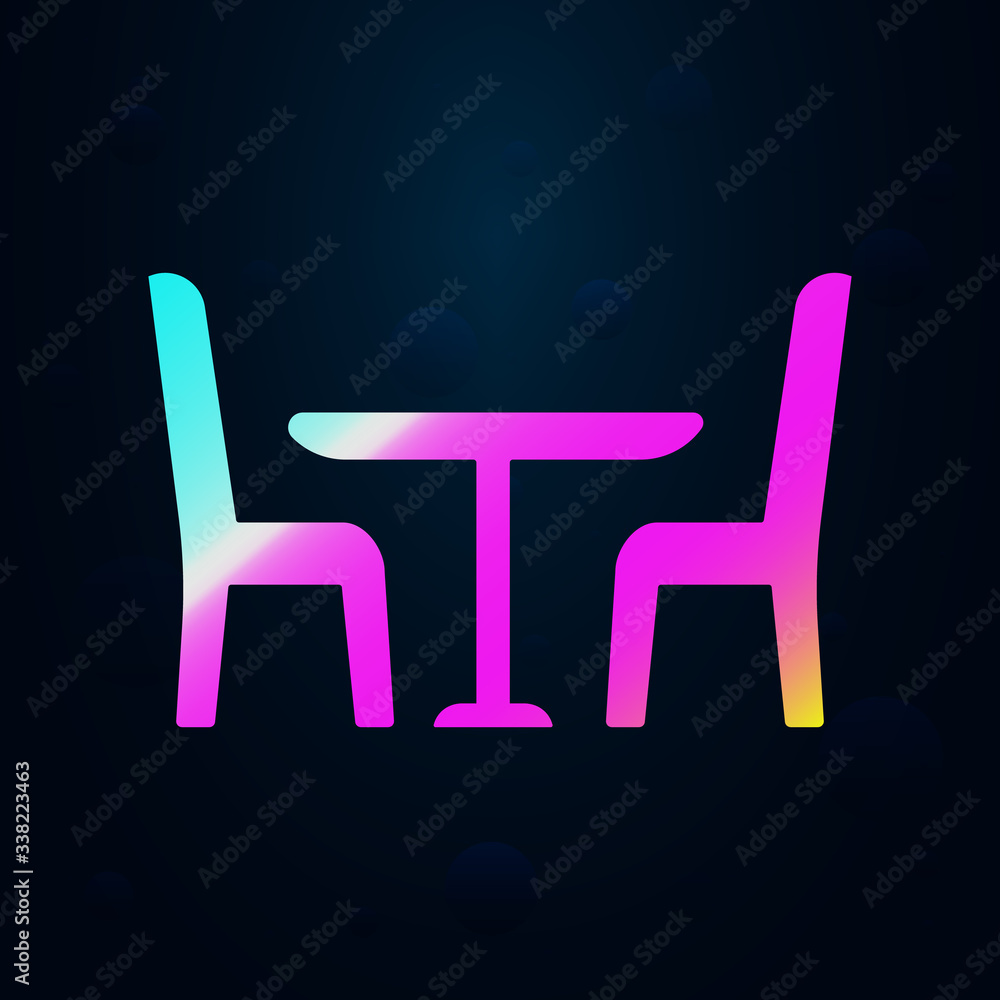 Aufkleber lamp nolan icon. simple thin line, outline vector of furniture icons for ui and ux, website or mobil