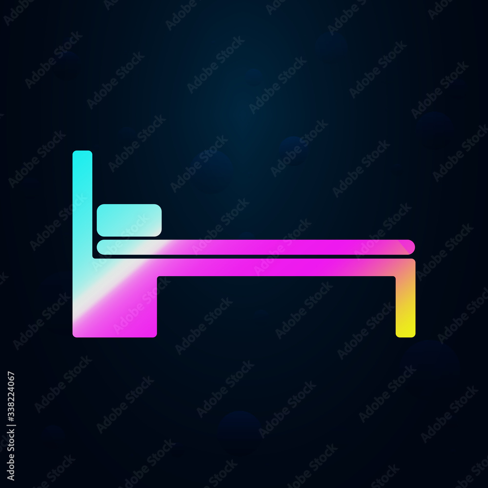 Aufkleber glass table nolan icon. simple thin line, outline vector of furniture icons for ui and ux, website o