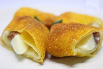 Delicious  and crispy Rissole with mayonnaise from Indonesian 