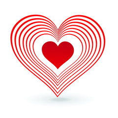 vector heart illustrations, Love symbol,icon ,Valentine’s Day.