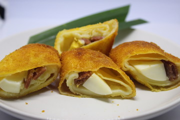 Delicious  and crispy Rissole with mayonnaise from Indonesian 