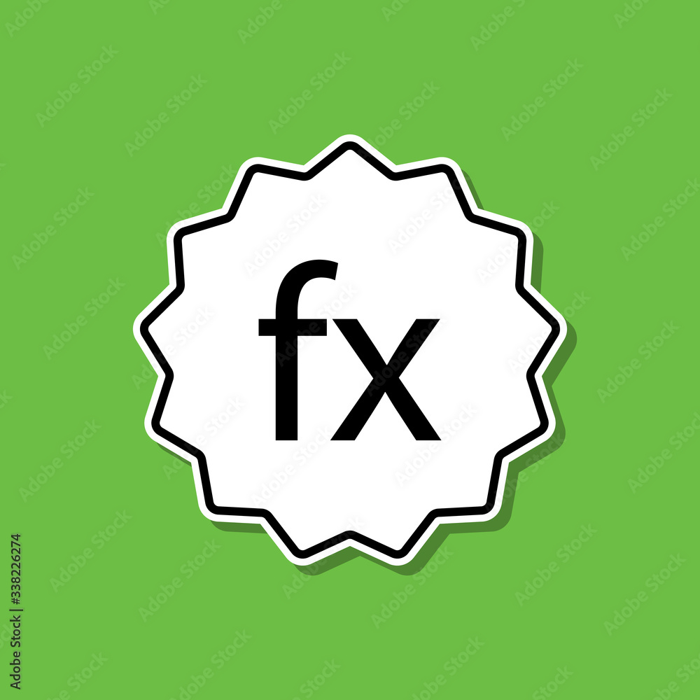 Poster sensor size sticker icon. simple thin line, outline vector of photography icons for ui and ux, websi