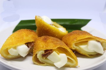 Delicious  and crispy Rissole with mayonnaise from Indonesian 