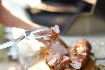 Grilled BBQ Pork Tenderloin