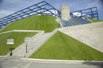Naklejka premium Palais de Omnisports de Paris Bercy in Paris, France