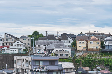 Obraz premium view of the old town of tokyo, japan