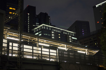 night view of the city