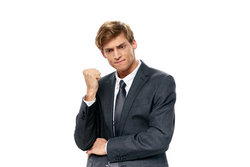 portrait of a young businessman