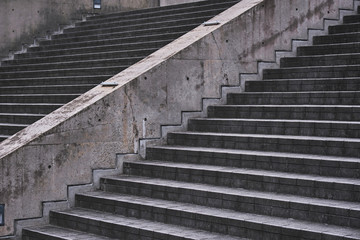 Fototapeta na wymiar stone stairs in the city