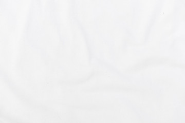 Fototapeta premium Abstract white fabric texture background. Wavy white cloth.