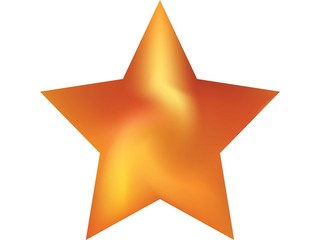 Abstract background in the form of pentagram.