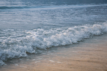 waves on the beach
