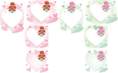 Carnation-themed Decorative Background.A background that gave a change in size to the same design.Good background for A4 size.Background for appreciation and celebration with carnations theme.