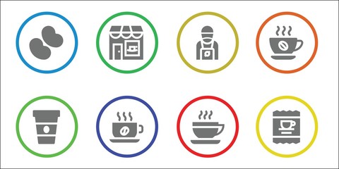 bean icon set