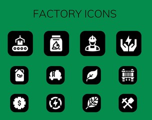 factory icon set
