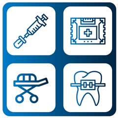 clinic icon set