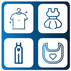 apparel icon set