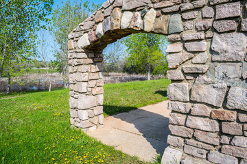 Fototapeta na wymiar The Fort Meade Recreational Area in Sturgis, South Dakota