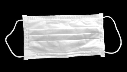Medical mask for corona or covid-19 virus ,safety breathing masks for virus inflection,isolated on...