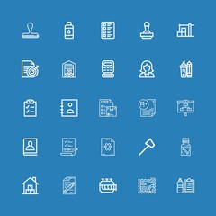 Editable 25 check icons for web and mobile