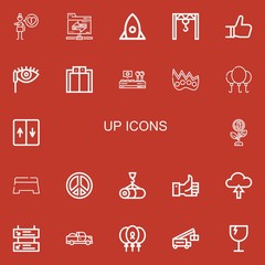 Editable 22 up icons for web and mobile