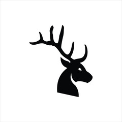 Deer Stylized Drawing Vector Illustration