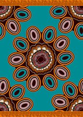african seamless pattern, picture art and abstract background, vector illustration file.