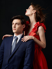 portrait of a young couple